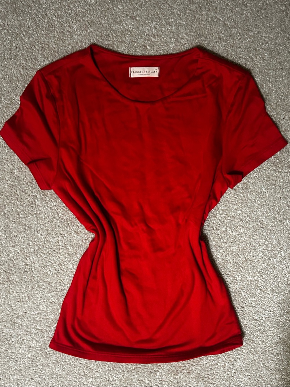 Frankie B. Women's Short-Sleeve Tee in Red